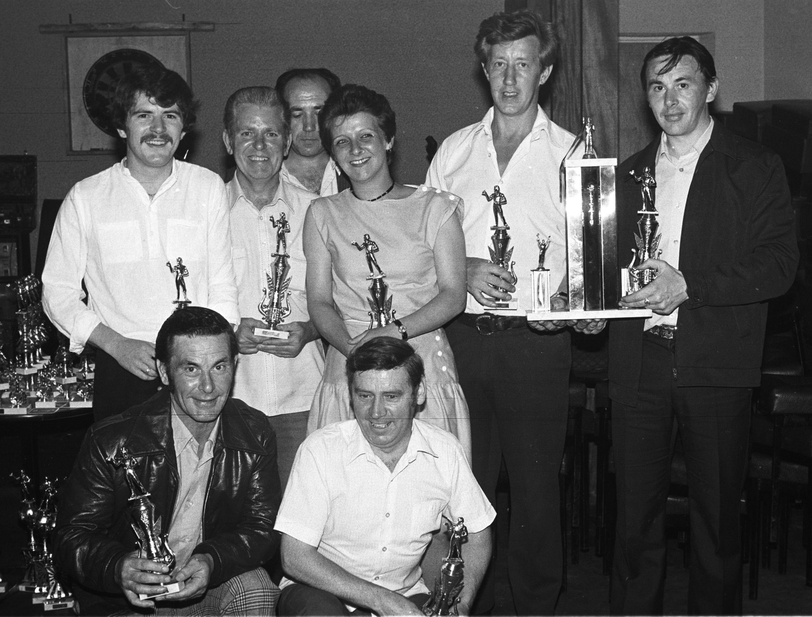 5-a-side champions at the Parkerville Darts presentation