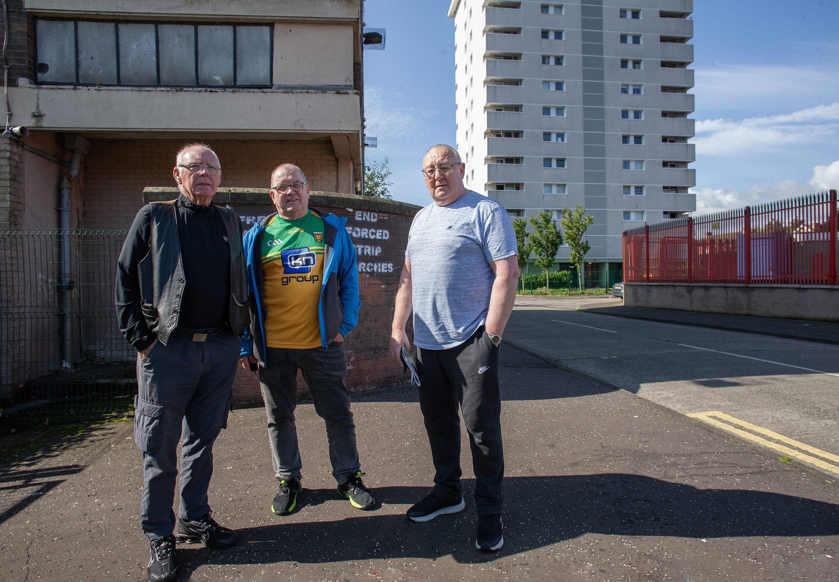 Frank Dempsey, Liam Wiggins and Gerard Brophy