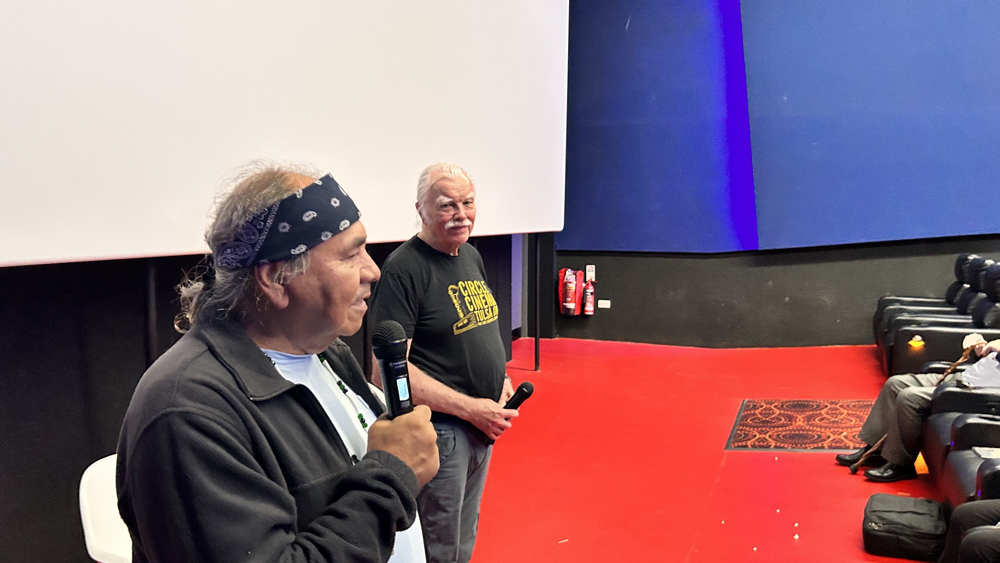 Q&A: Willard and Kevin addressing the Movie House audience after the screening