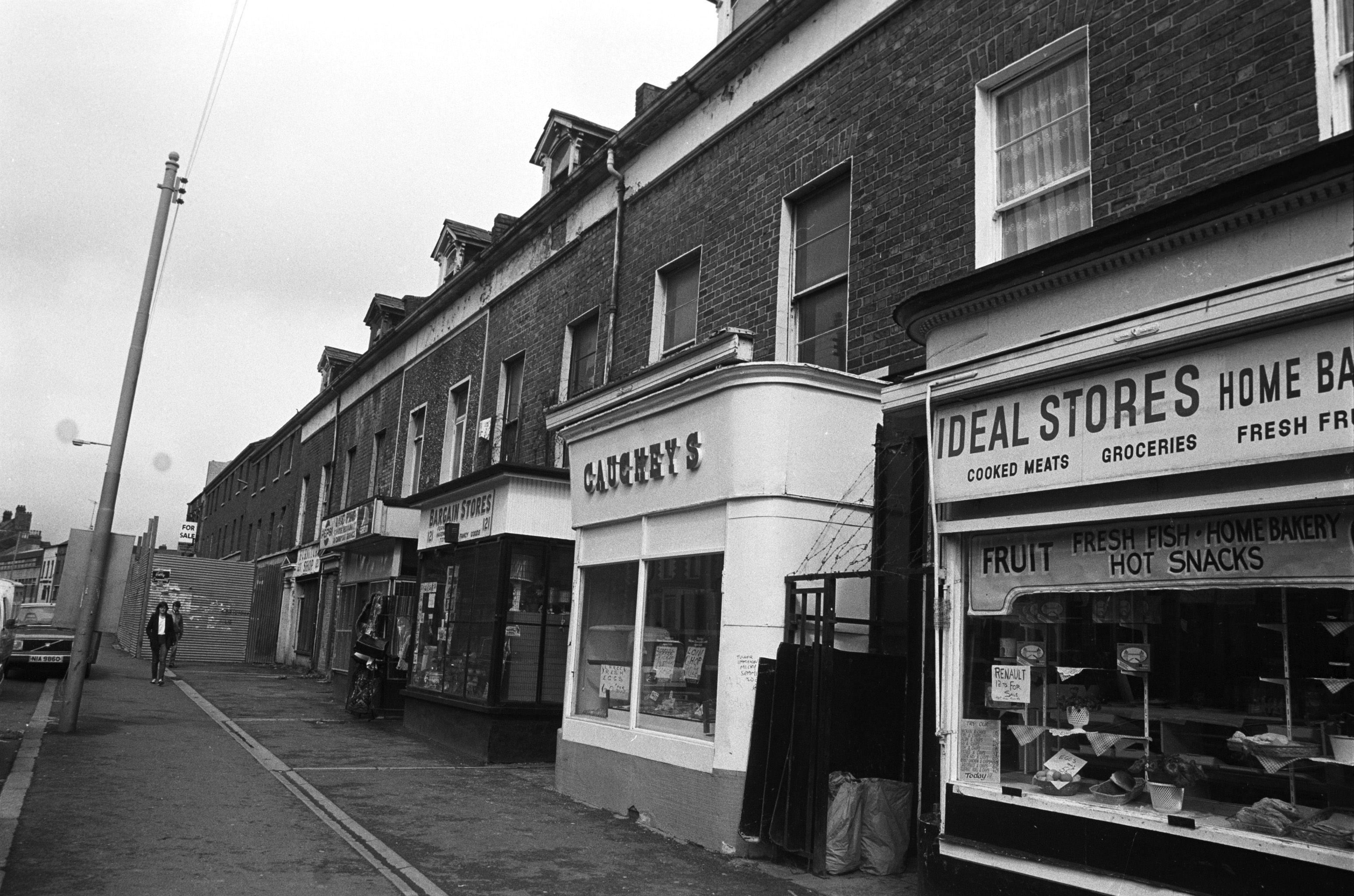 WORK: The housing development  in the New  Lodge in 1982