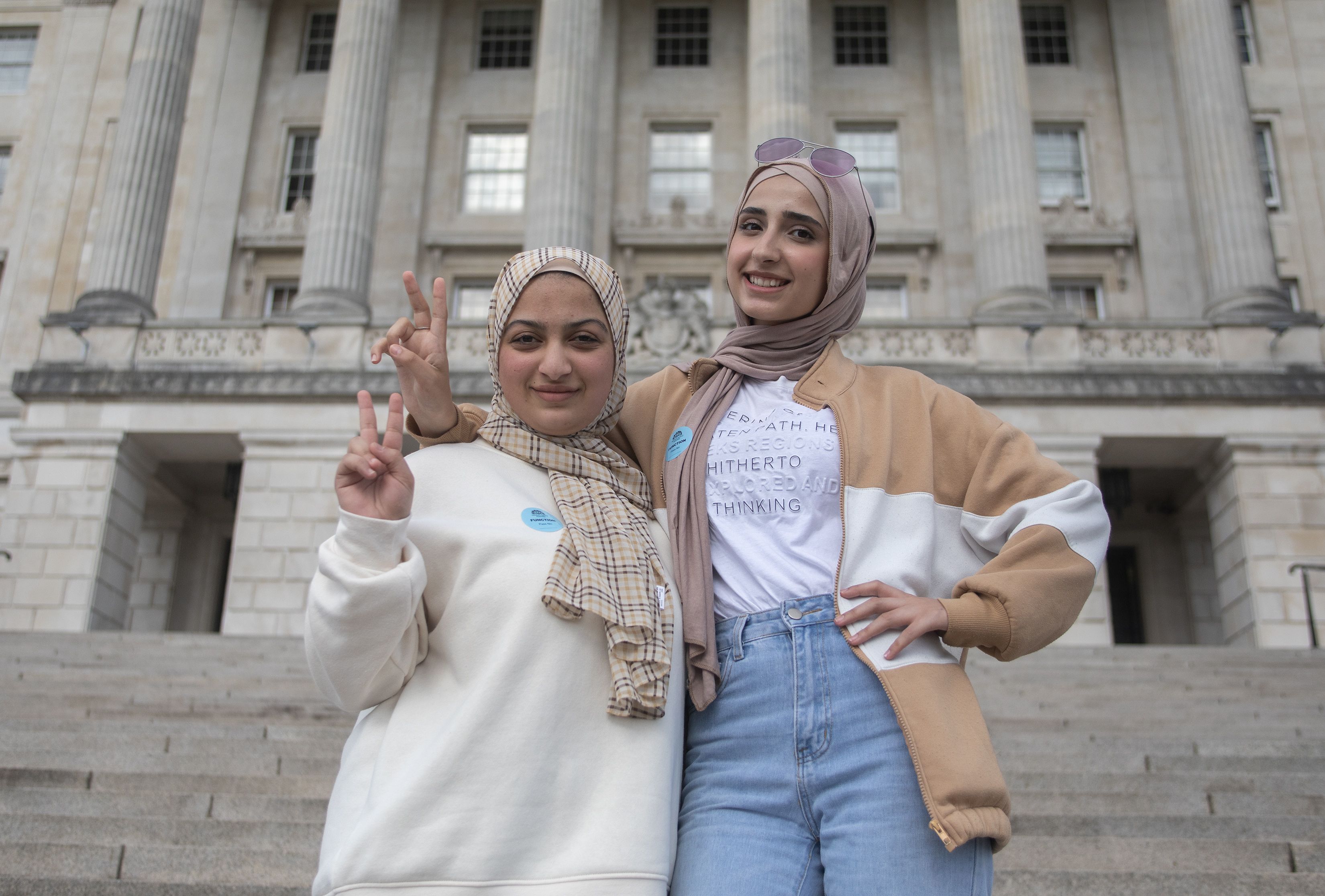 EDUCATION: Fatma from Gaza and Rawan from Syria want to be able to access education EDUCATION: Fatma from Gaza and Rawan from Syria want to be able to access education
