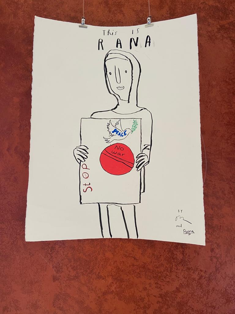 ART: Some of the artwork by young asylum seekers and artist Oliver Jeffers ART: Some of the artwork by young asylum seekers and artist Oliver Jeffers