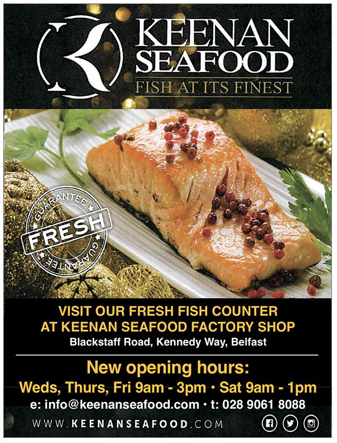 Extended opening hours at Keenan Seafood factory shop at Kennedy Way
