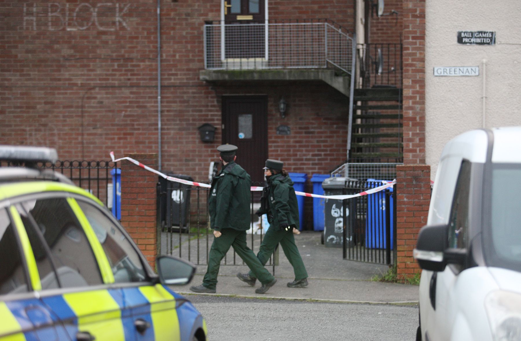 Police are currently at the scene of the murder