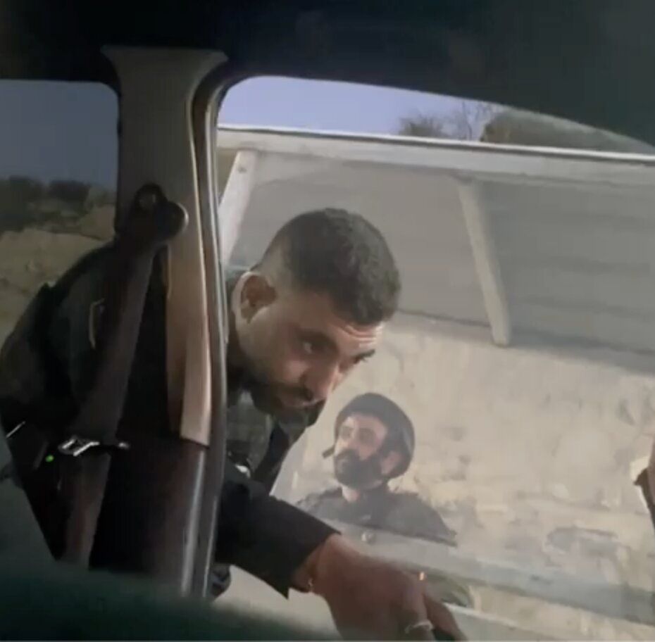 CHECKPOINT: Stephen secretly recorded getting pulled over at an Israeli checkpoint where his guide was threatened with a rifle by armed soldiers CHECKPOINT: Stephen secretly recorded getting pulled over at an Israeli checkpoint where his guide was threatened with a rifle by armed soldiers