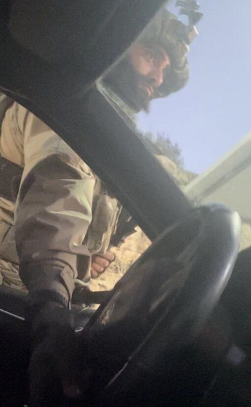 OCCUPATION: Stephen secretly recorded Israeli occupation forces threatening his guide at a checkpoint in the West Bank OCCUPATION: Stephen secretly recorded Israeli occupation forces threatening his guide at a checkpoint in the West Bank