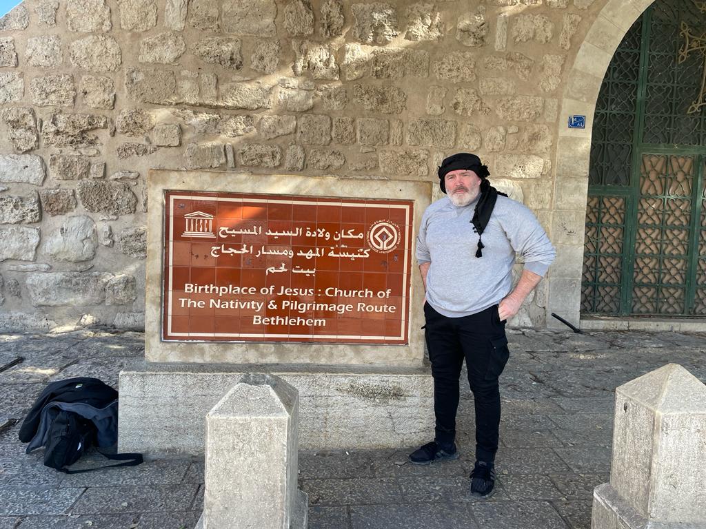 BETHLEHEM: Stephen stated the Church of the Nativity in Bethlehem was empty with life in the West Bank grinding to a halt BETHLEHEM: Stephen stated the Church of the Nativity in Bethlehem was empty with life in the West Bank grinding to a halt