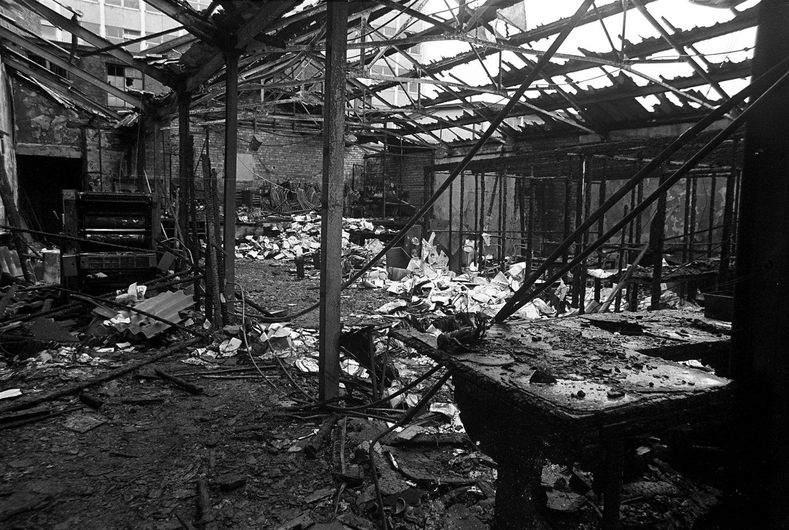 AN TINE BHEO: ArdScoil was destroyed in blaze in the 1980s