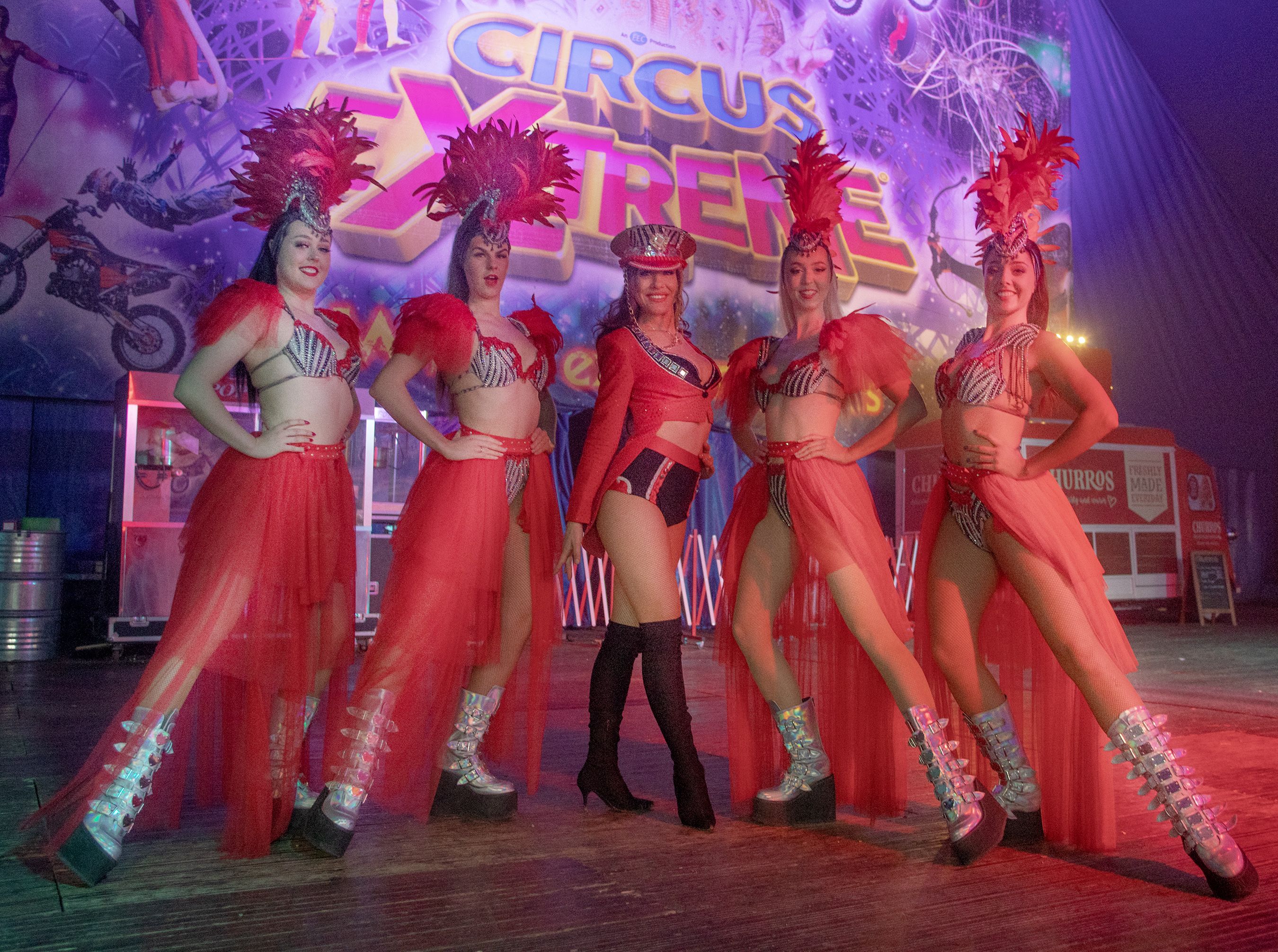 ACTS: Circus Extreme features a wide variety of acts from dancers, to motocross, clown shows, singing and death-defying acrobatics