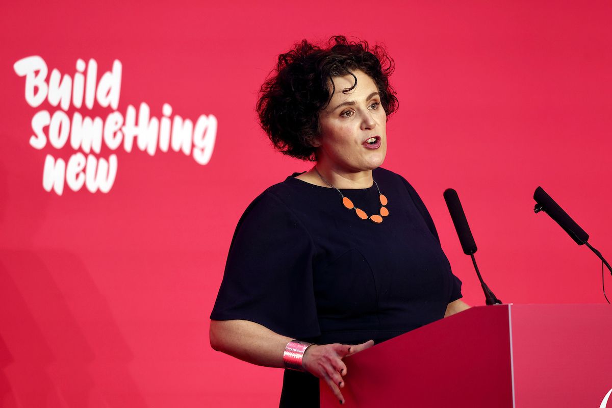 Claire Hanna addressing delegates at the conference