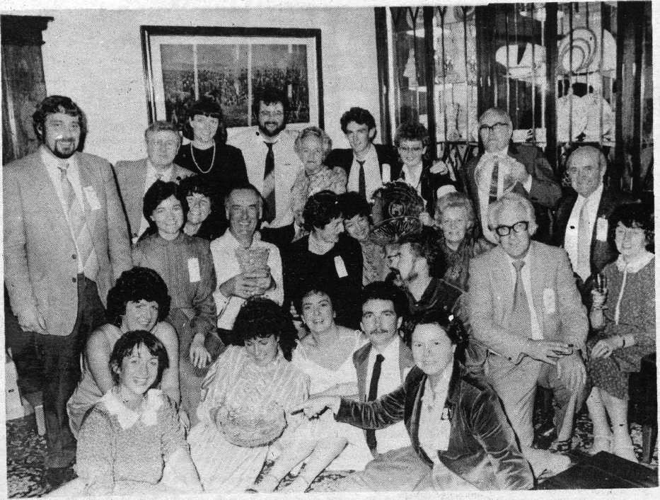 The’victorious St Agnes’ competitors at the Waterford International Festival of Light Opera. St Agnes’ won four trophies for Best Northern Entry, Best Costumes and Best Make-up. Pat Lundy won Best Female Referee.