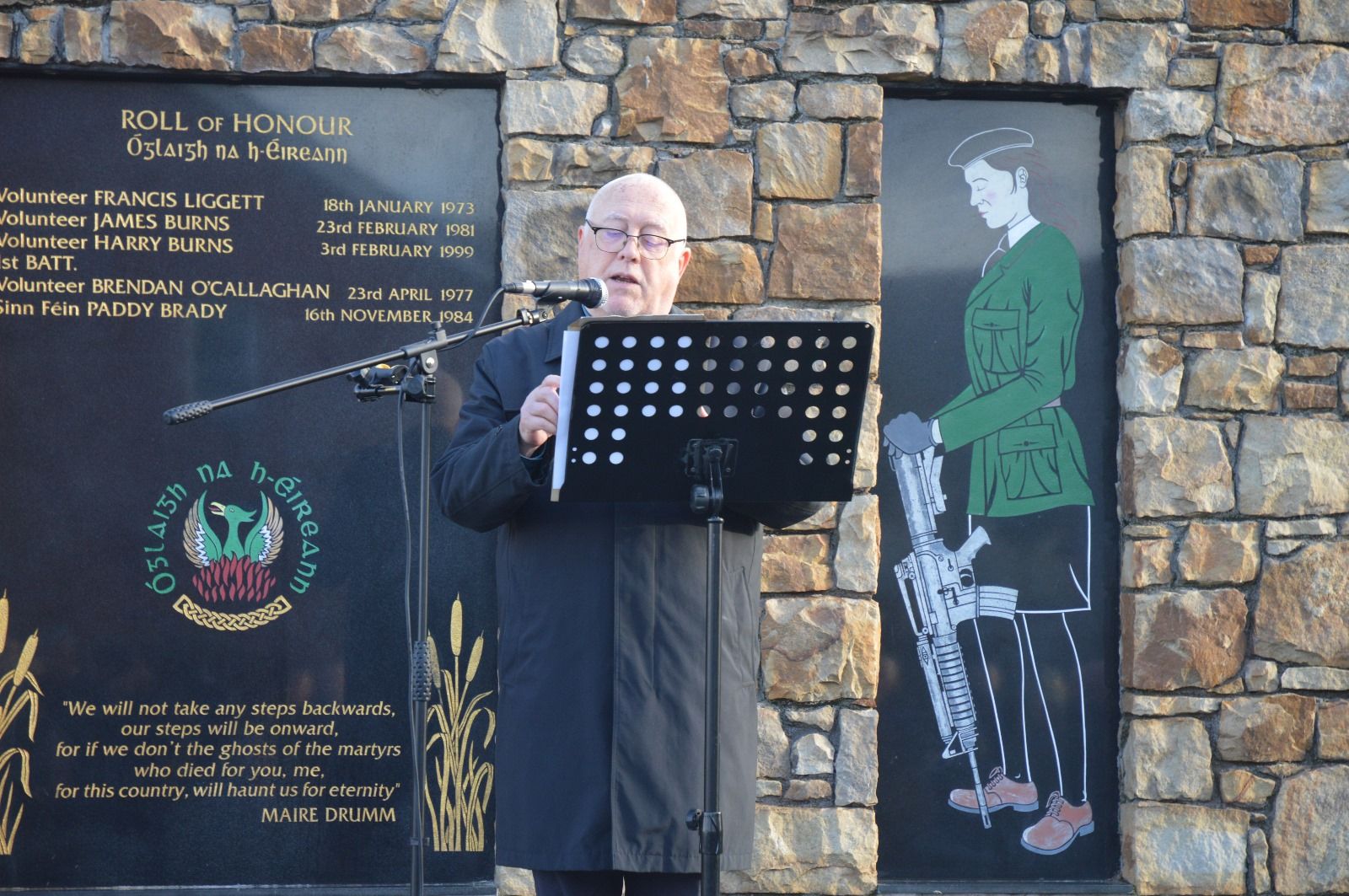 Danny Morrison was the main speaker