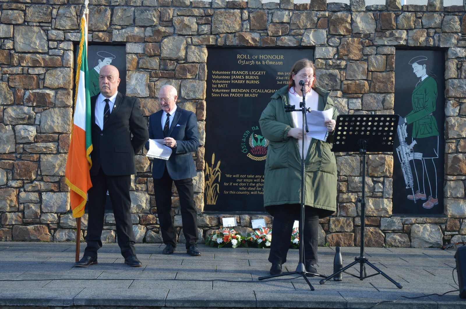 Frances makes an emotional speech