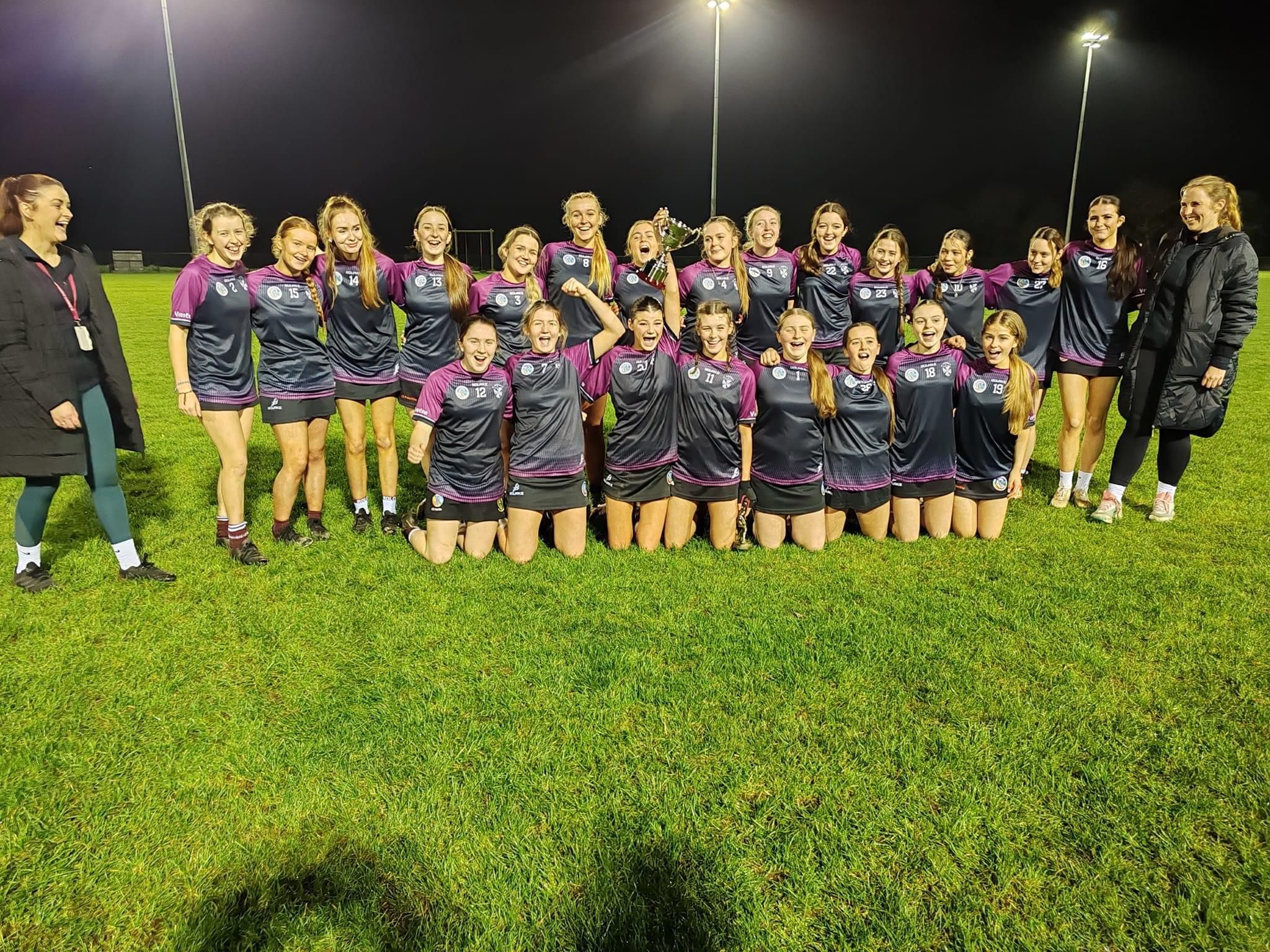 BEST IN ULSTER: The jubilant St Dominic's camogs