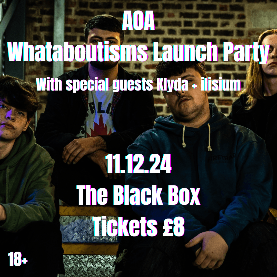 GIG: AOA will launch their new EP at a gig at the Black Box in December GIG: AOA will launch their new EP at a gig at the Black Box in December