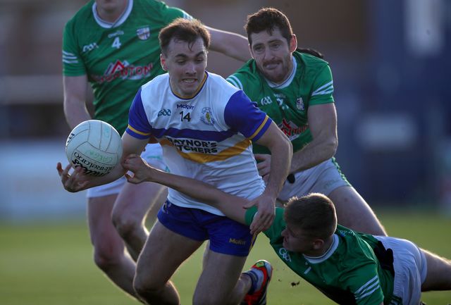 Darragh Canavan comes away with the ball