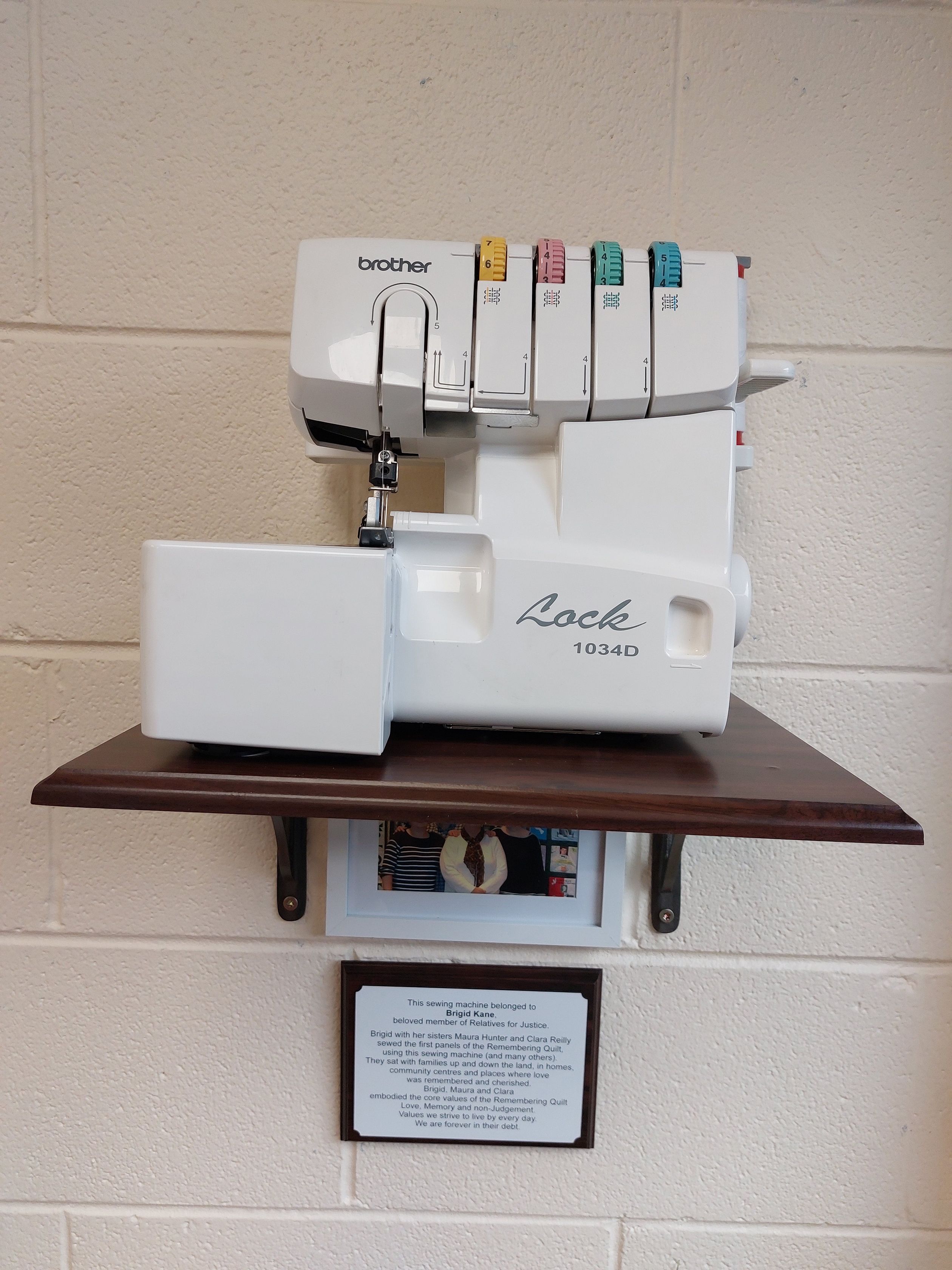 Brigid's sewing machine