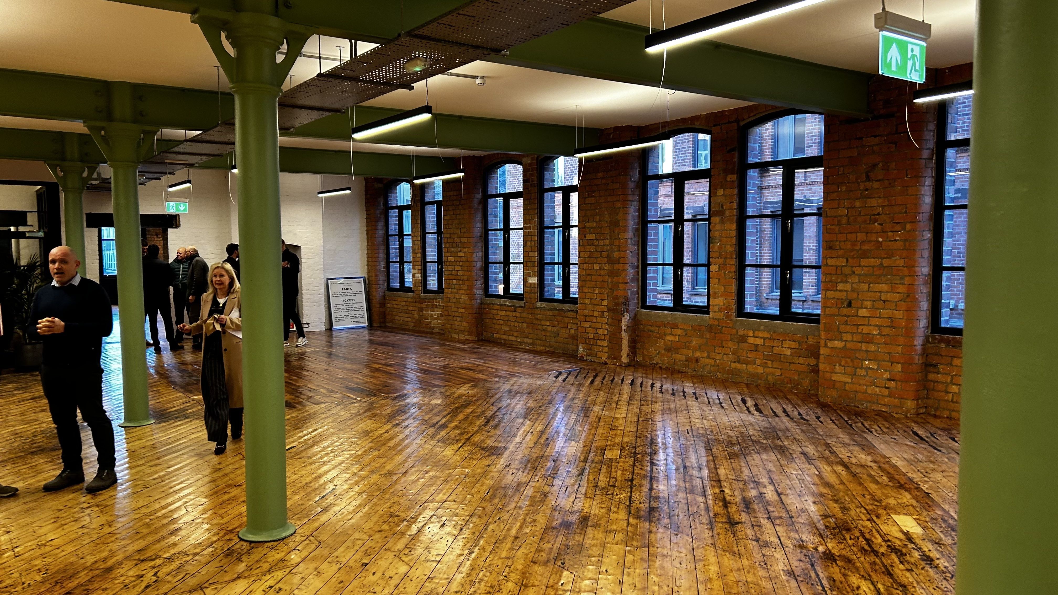 BACK TO THE FUTURE: A refurbed floor in City Printing Works