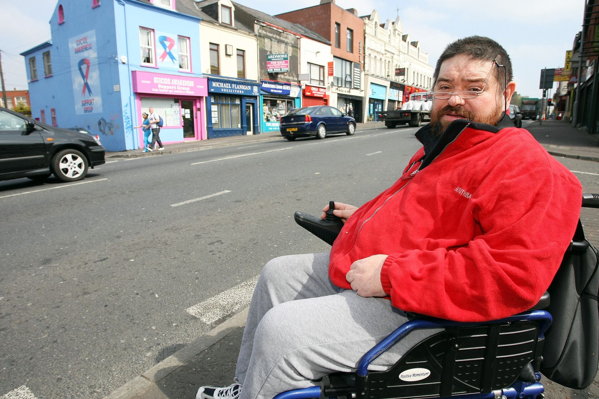 WHEELCHAIR MONOLOGUES: Gearóid christened his wheelchair Michael Collins because it gave him the freedom to obtain freedom