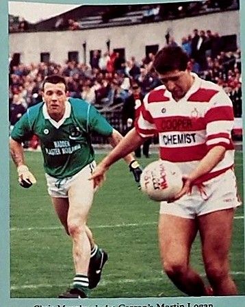 Chris in action against Cargin 