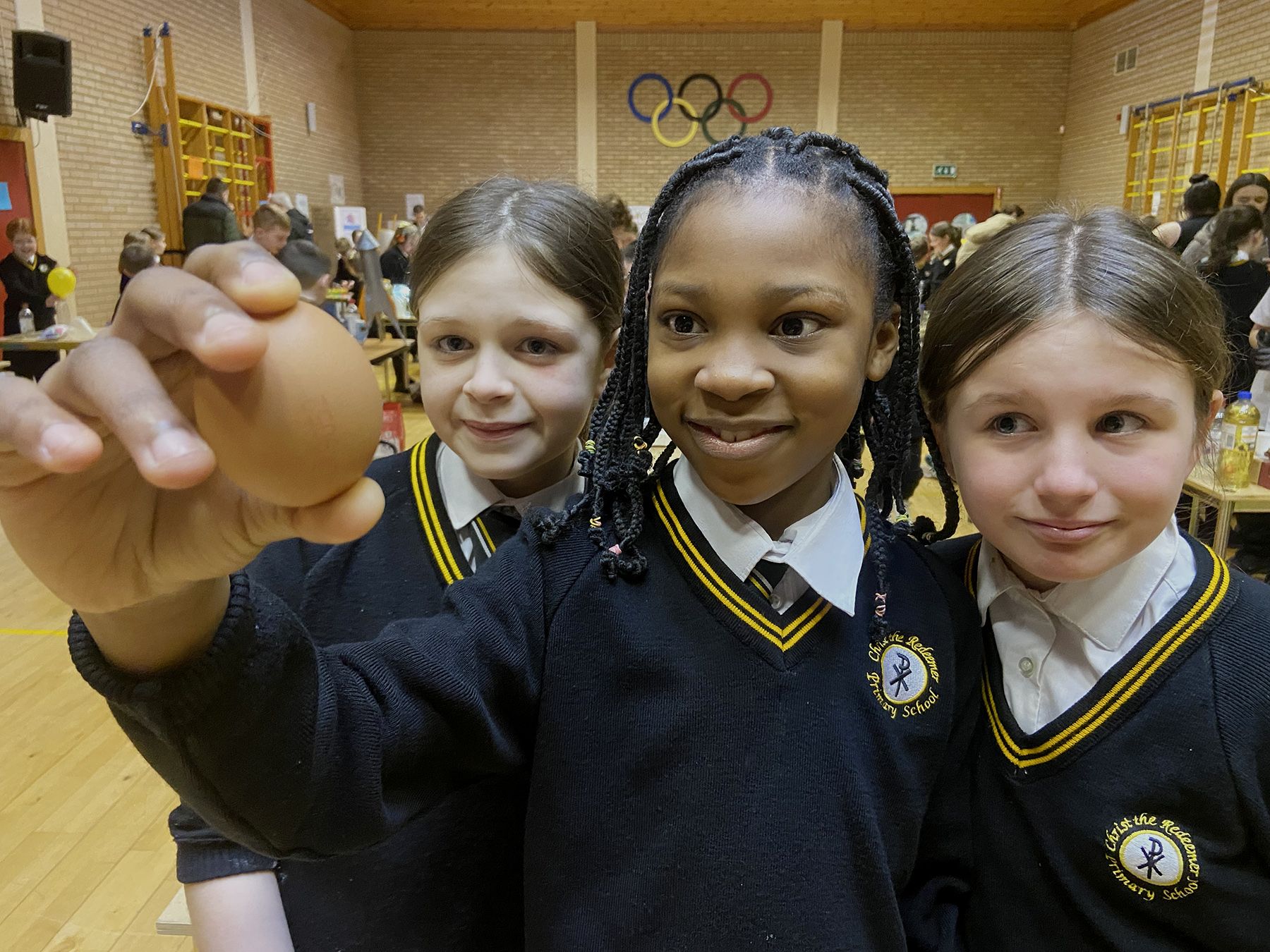 Darcy Gould, Amanda Adetayo and Lily Matthews