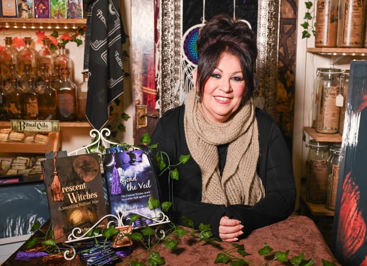 AUTHOR: Margaret McMahon and her two novels which involve two witches from Belfast AUTHOR: Margaret McMahon and her two novels which involve two witches from Belfast