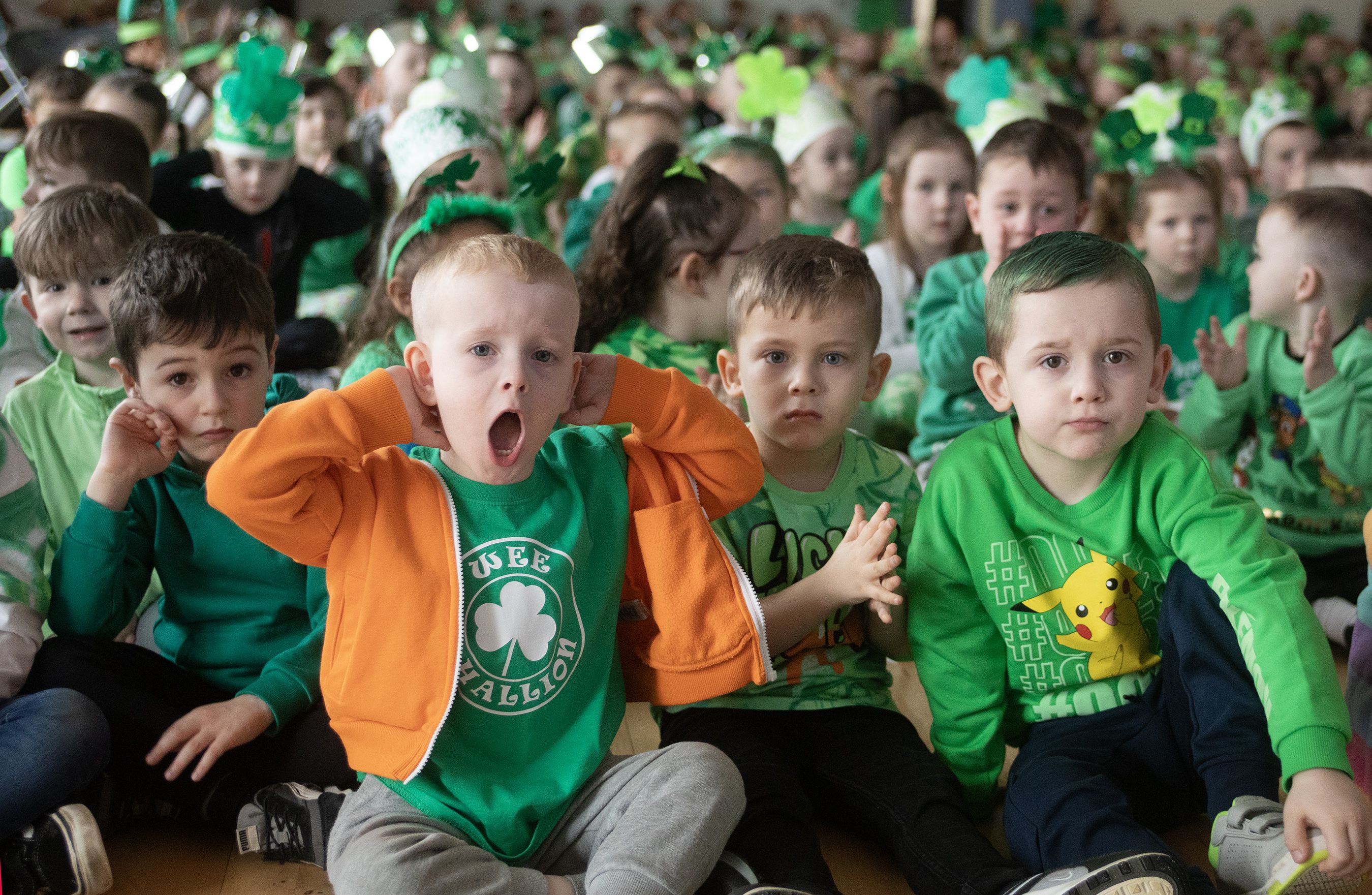 WHAT'S THE CRAIC?: Children sang, danced and had the craic to celebrate Ireland's patron saint