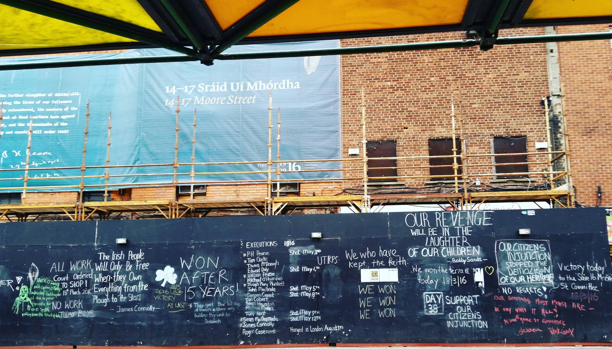 CAMPAIGN: The Moore Street battlefield site is currently in a developmental limbo