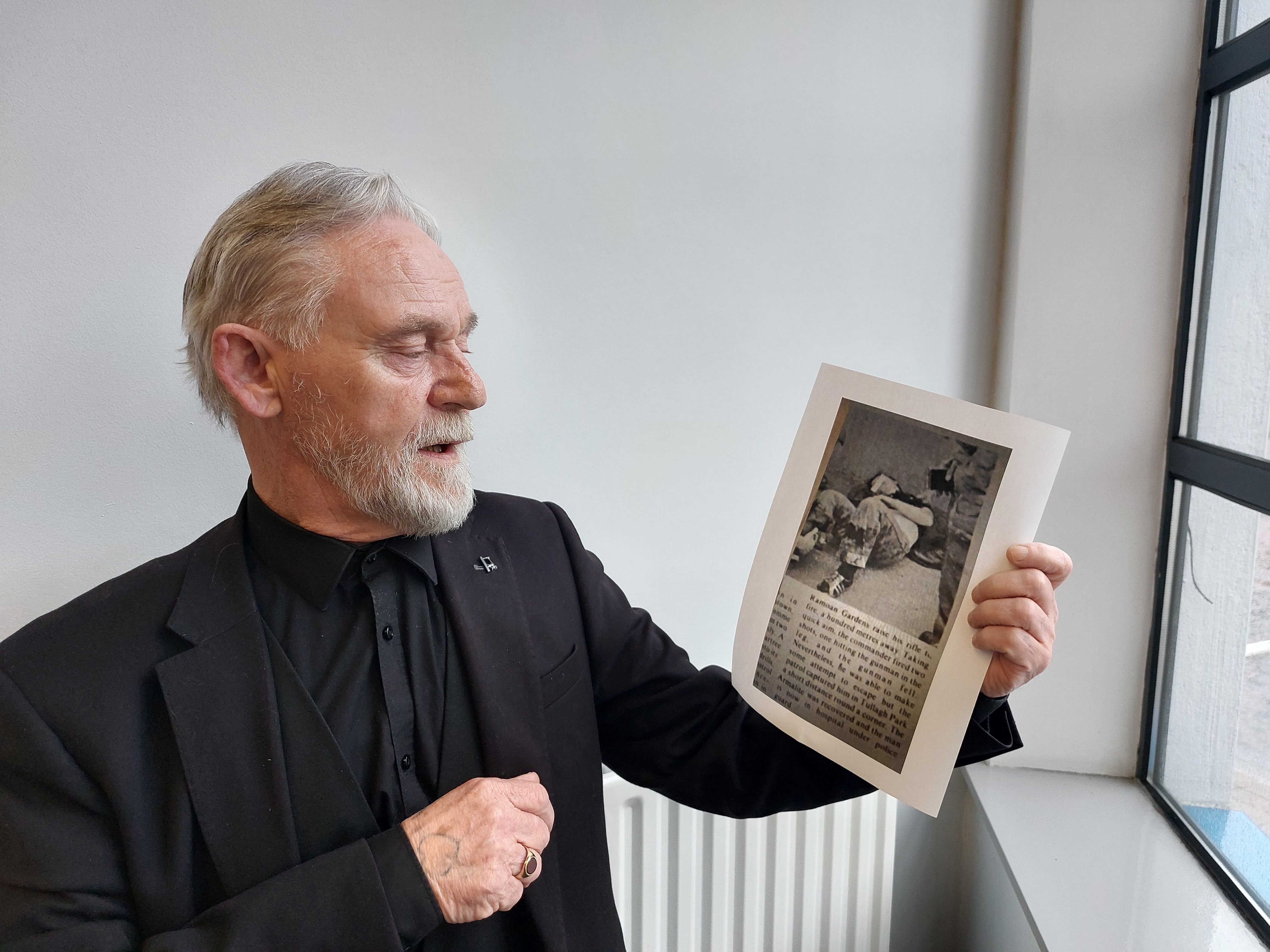 Hector McNeill looks back on his younger self wounded