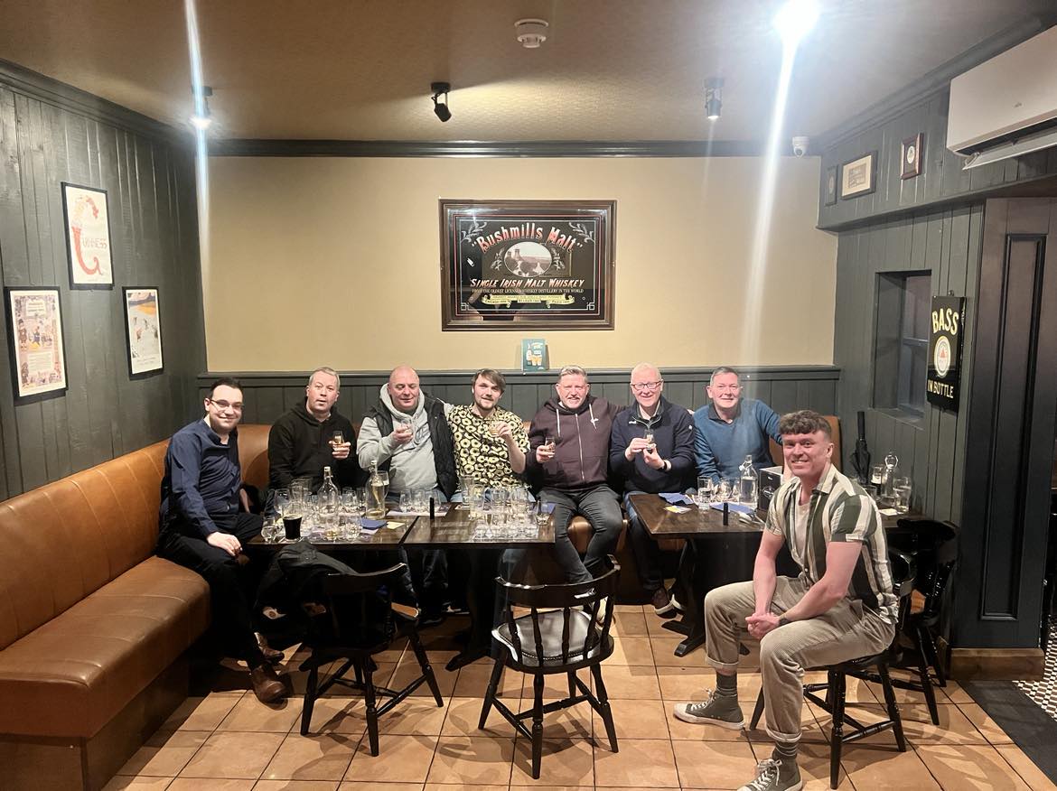 Taking part in the successful tasting night