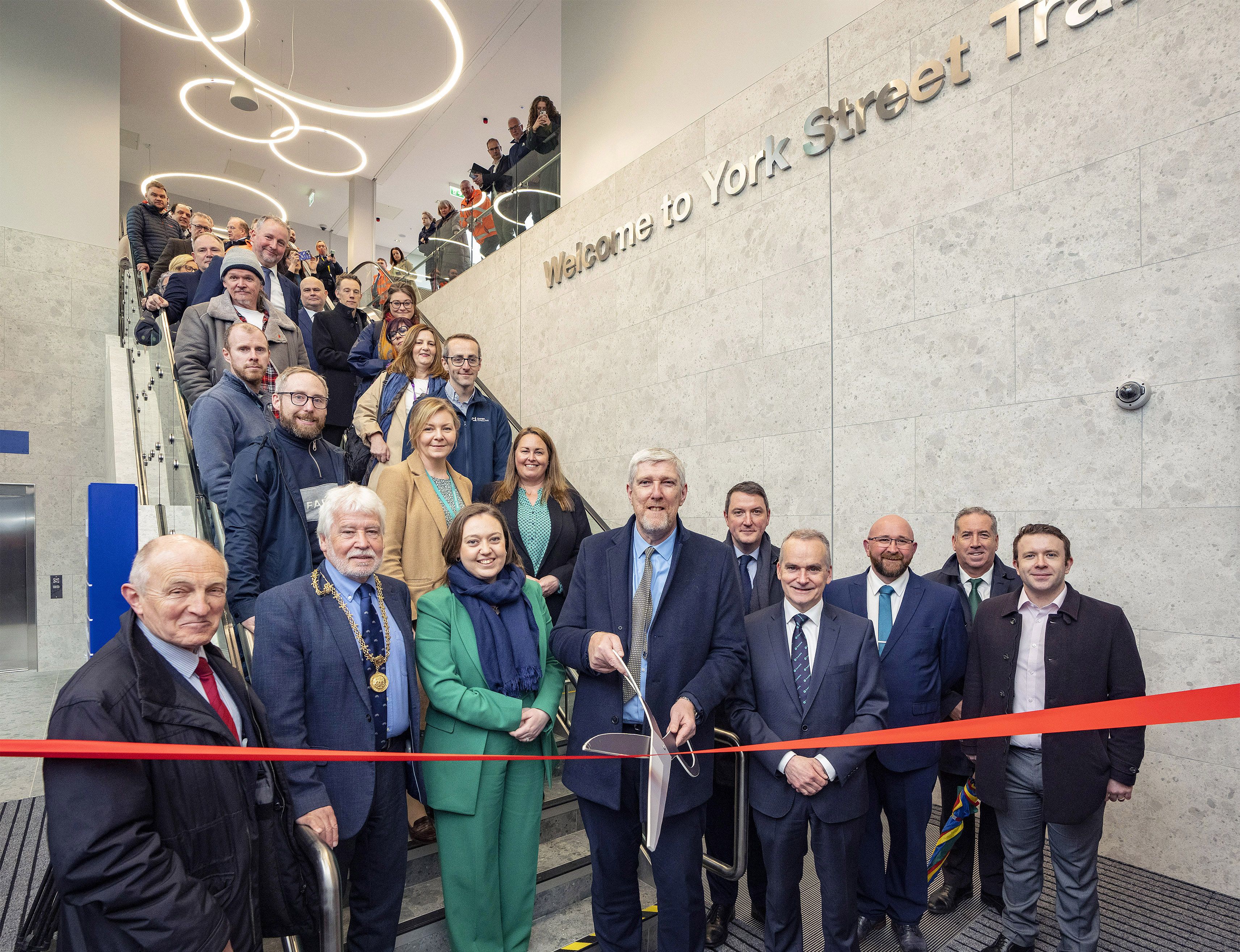 Minister O'Dowd does the honours