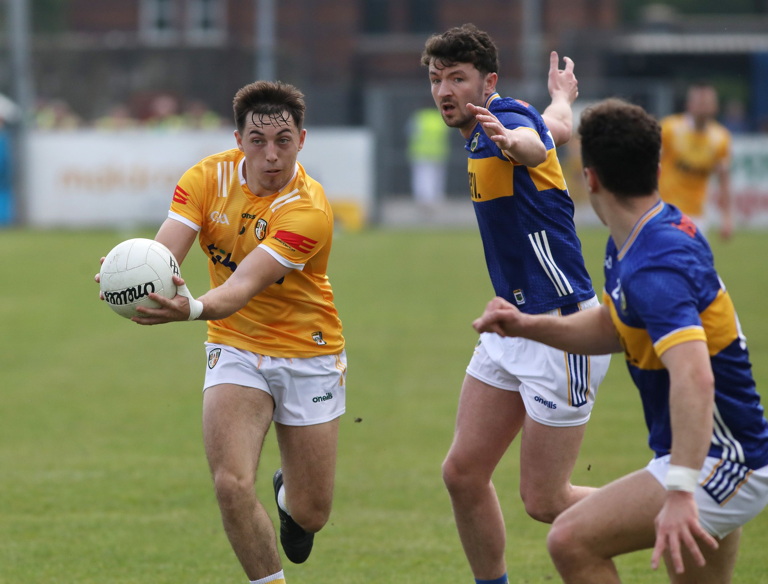 Niall Burns on the attack 