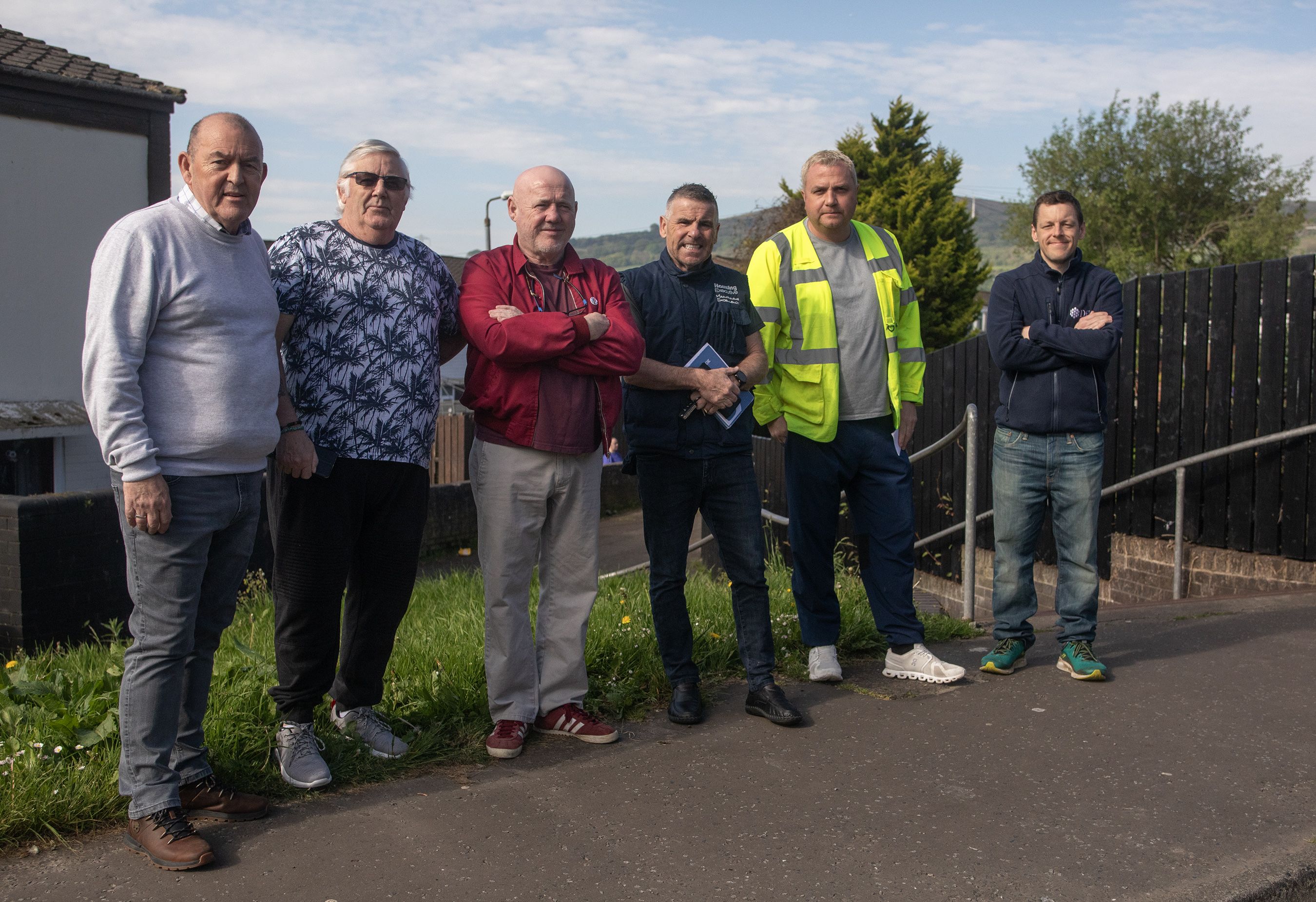 The meeting took place on Friday at the terminus site