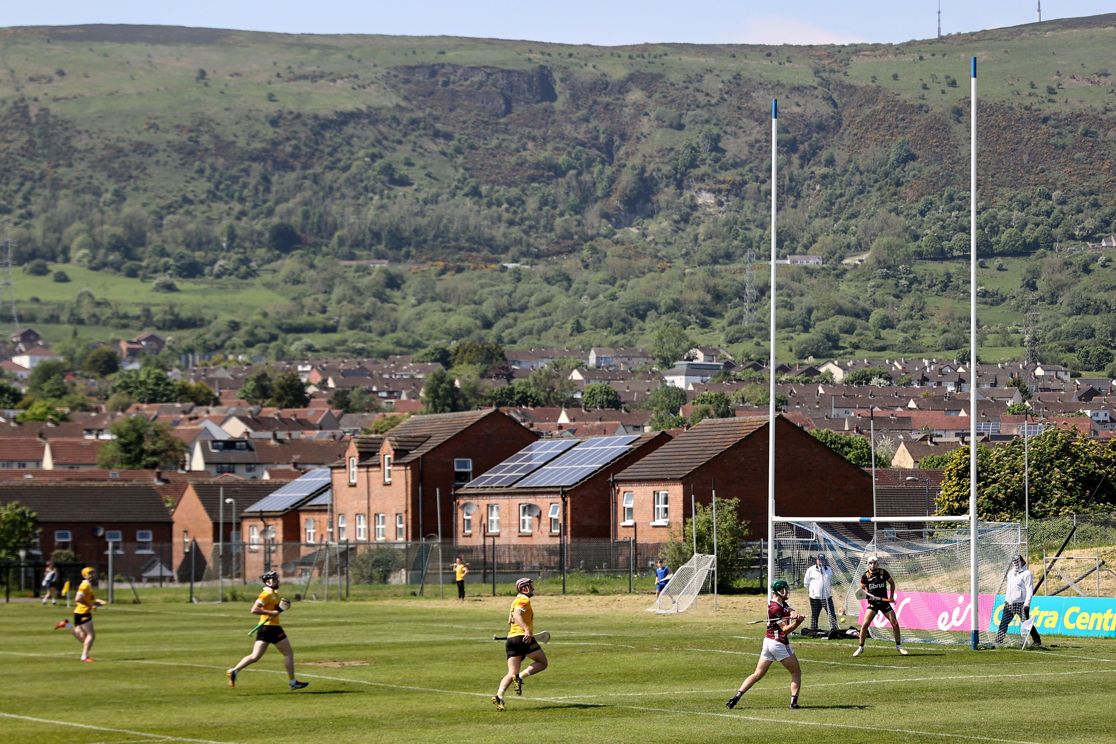 Gavin Lee nets Galway's opening goal