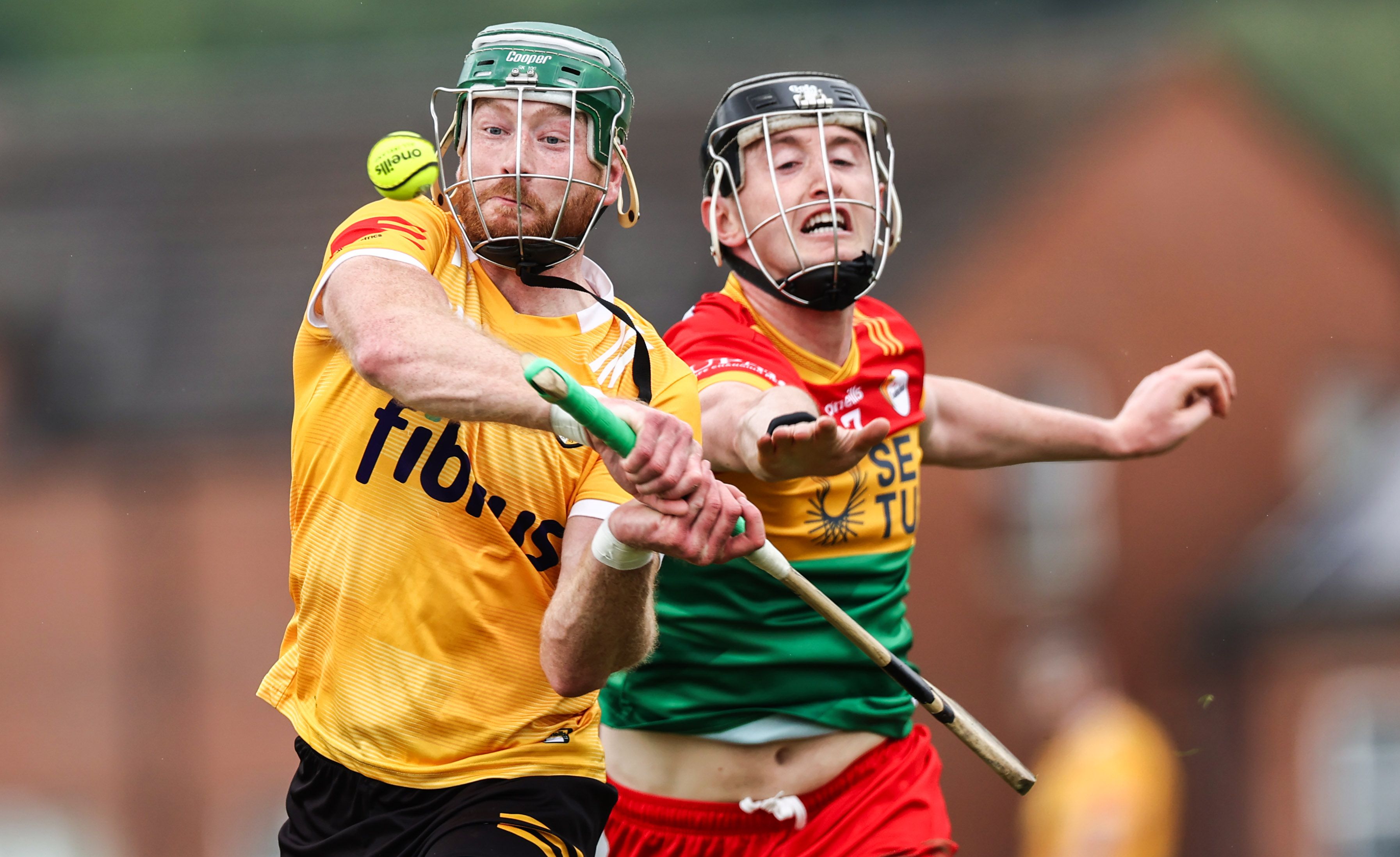  Niall McKenna is challenged by Tony Lawlor