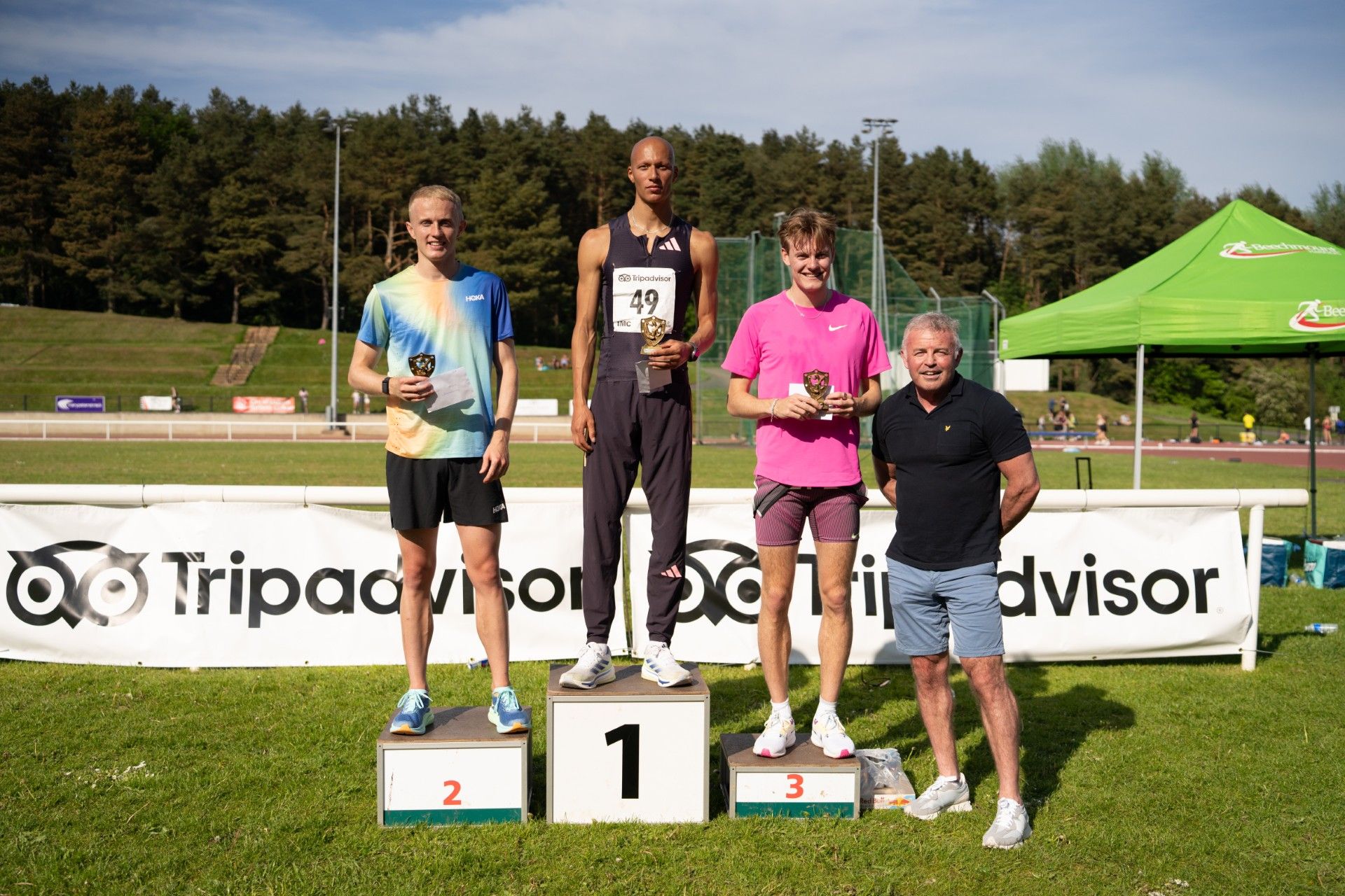 Men’s International 800m Podium