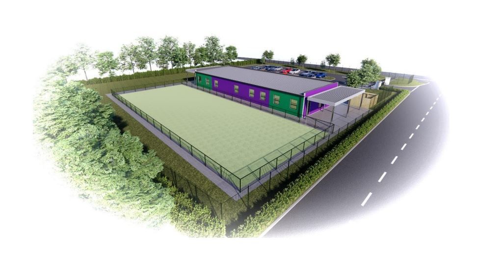 The plans for Bunscoil na Seolta in East Belfast