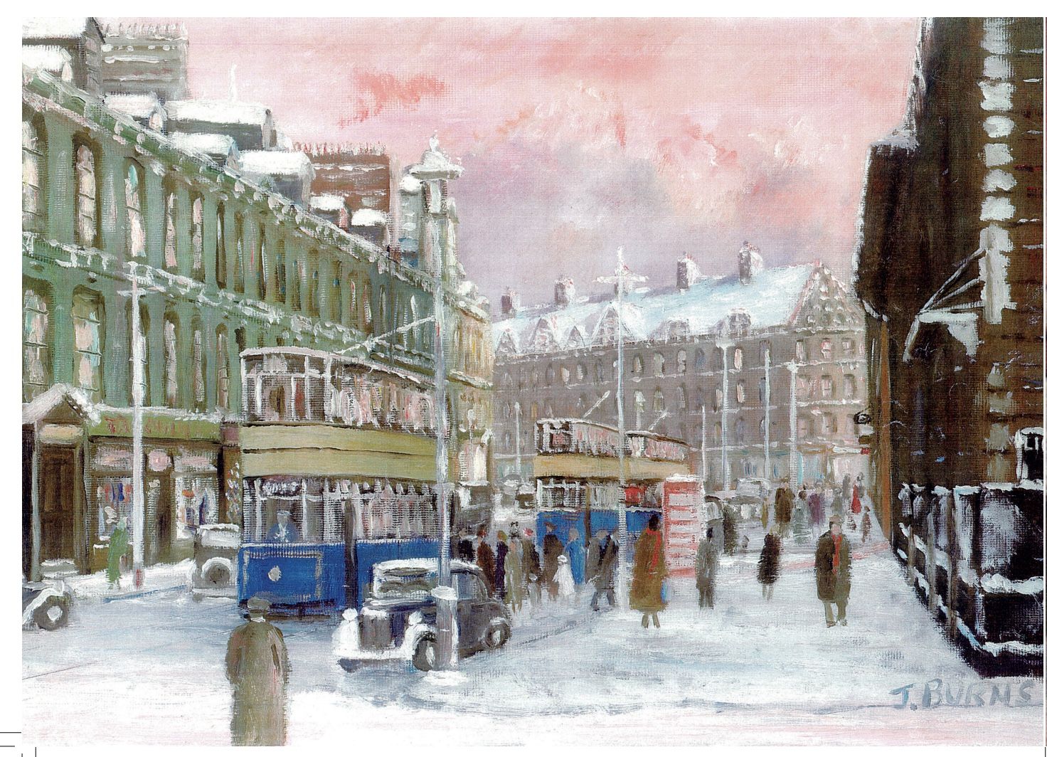 The painting of the Old Smithfield Market was probably his most famous as it was used on a number of occasions and made into postcards