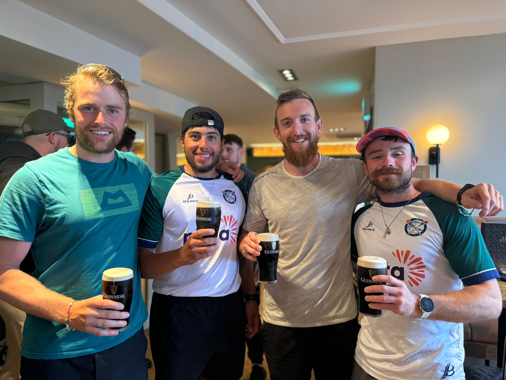 Jack Norris, Ryan Davin, Aidan O’Reilly and Ciarán Breslin