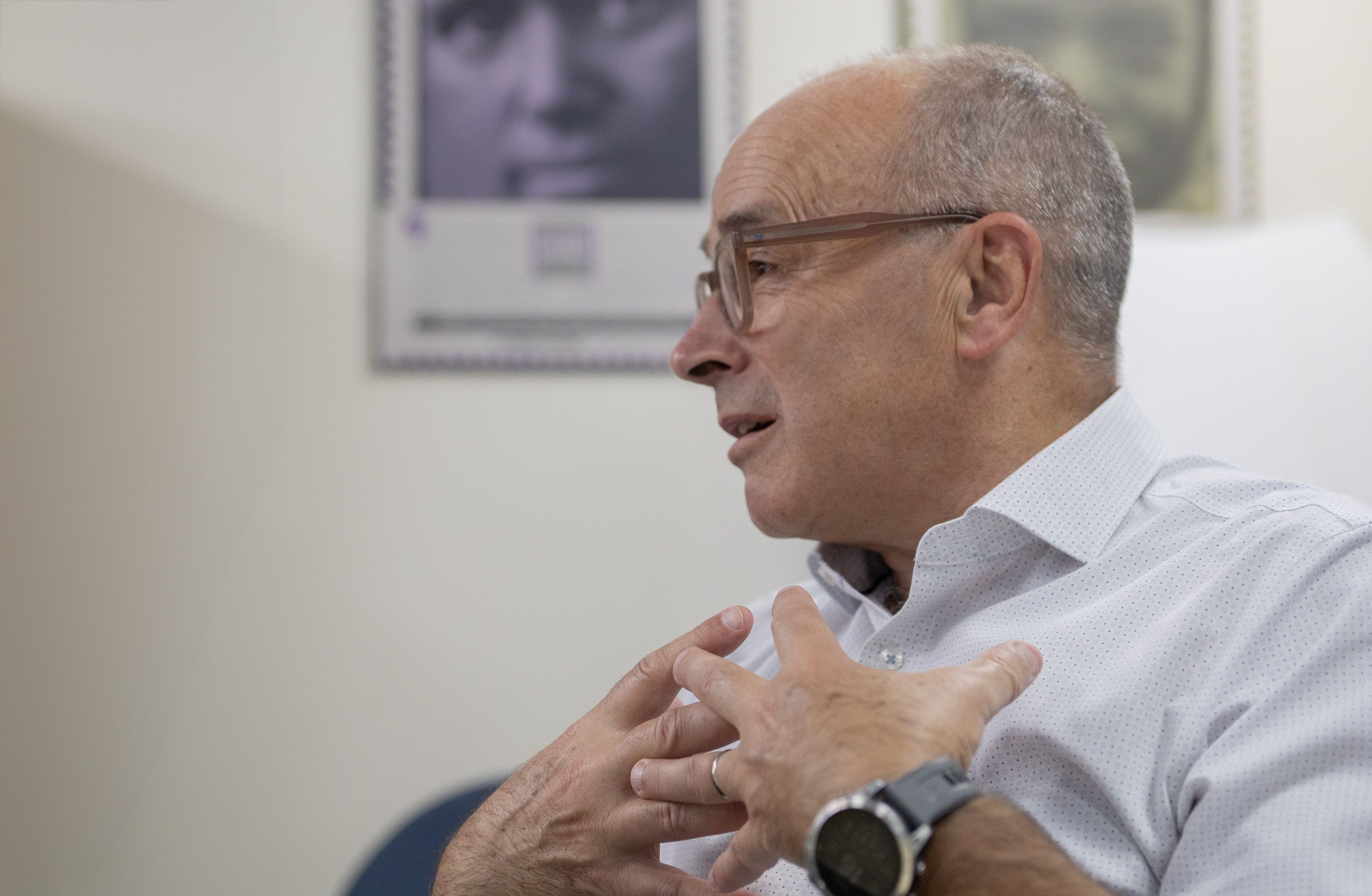 Professor Nick Maynard in conversation with the Andersonstown News