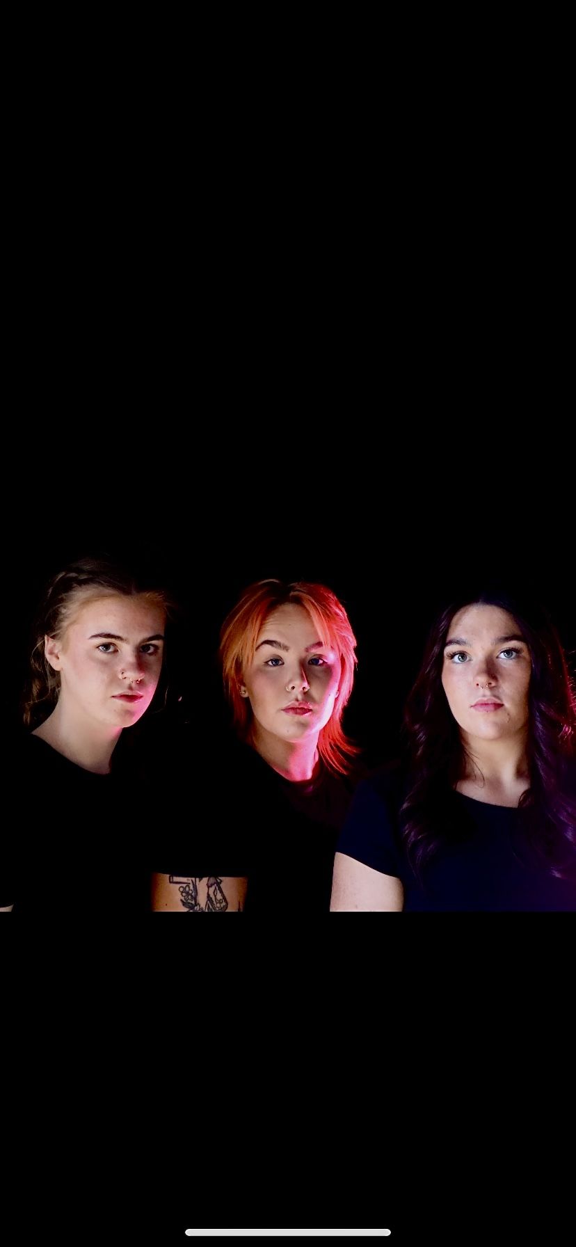 Radha McCarthy, Aoife Kane and Chloe Montgomery