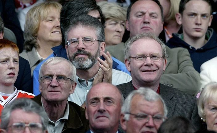 Gerry and Martin at the All-Ireland