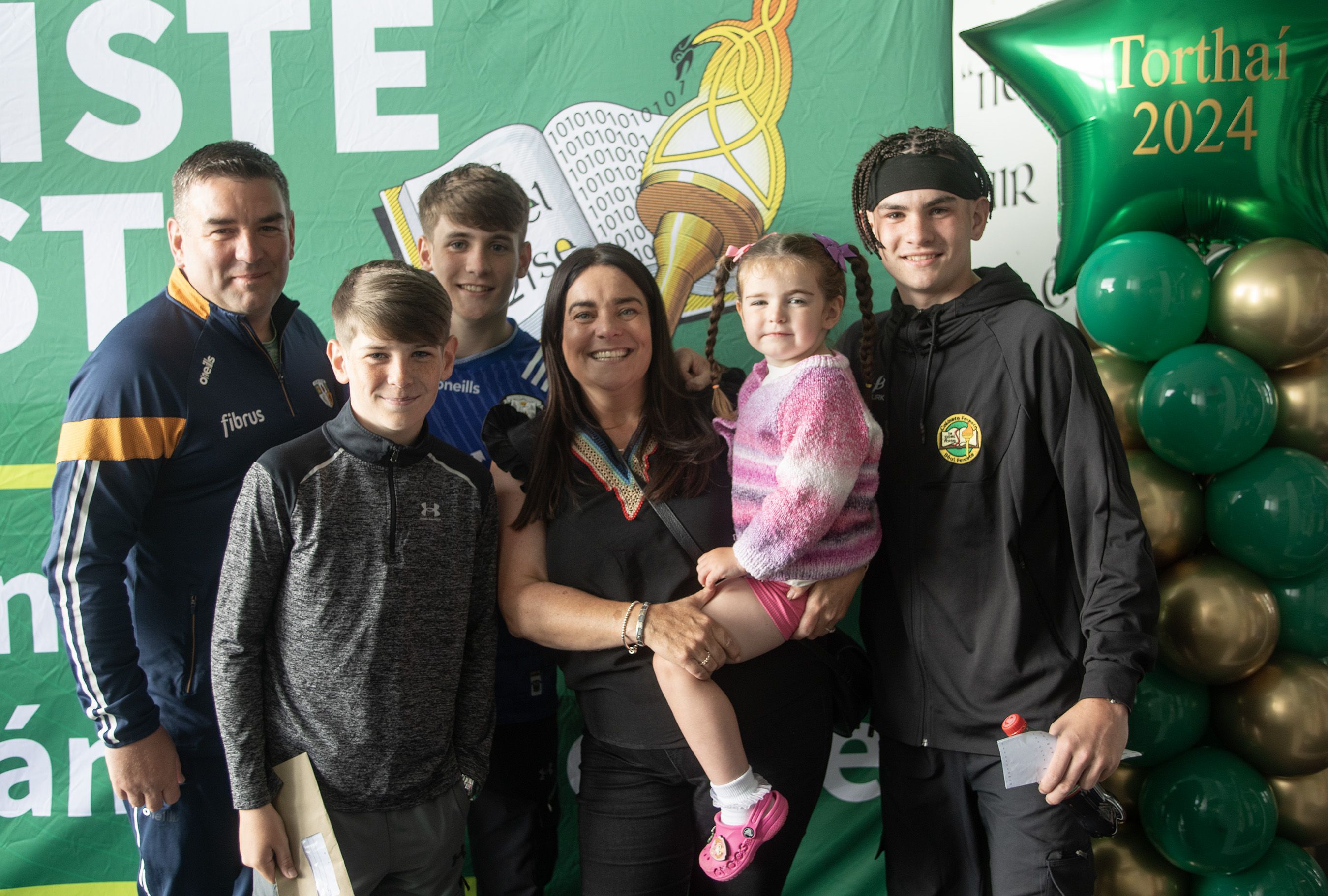 Celebrating at Coláiste Feirste