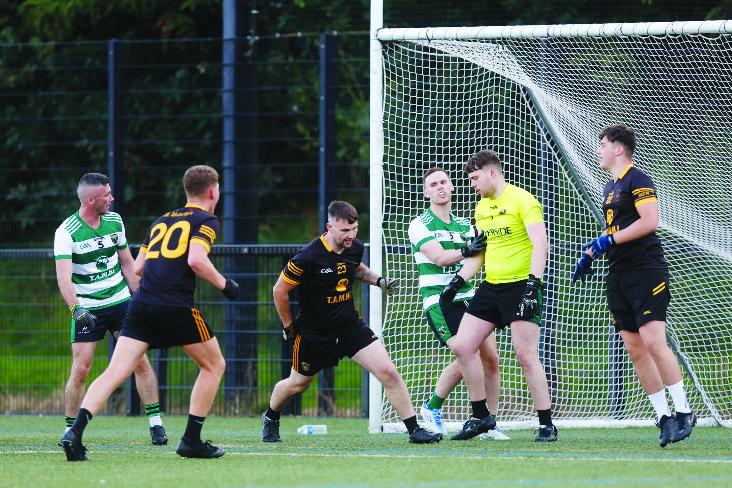 St Malachy's find the net against Wolfe Tone's