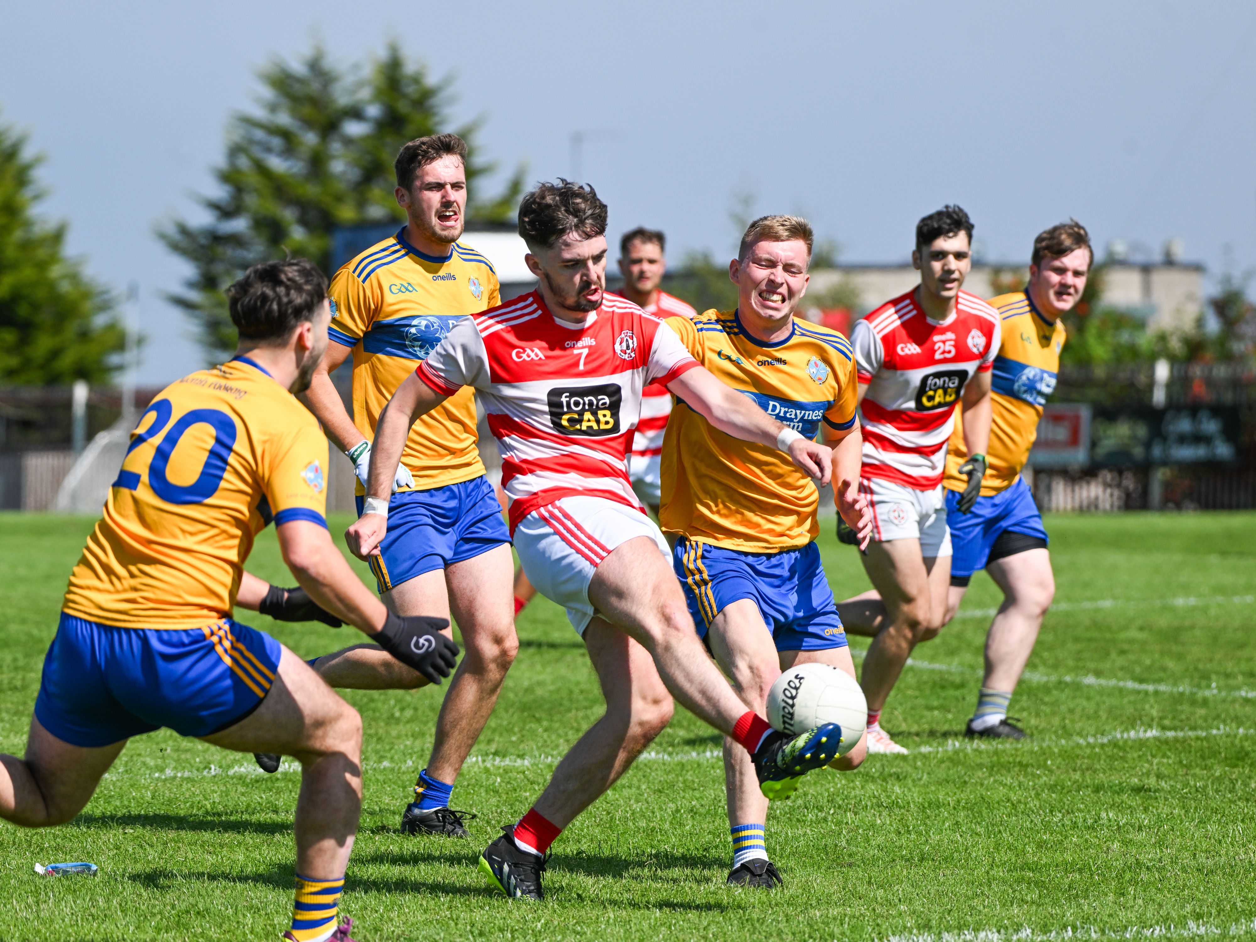 Niall Ward breaks out of defence