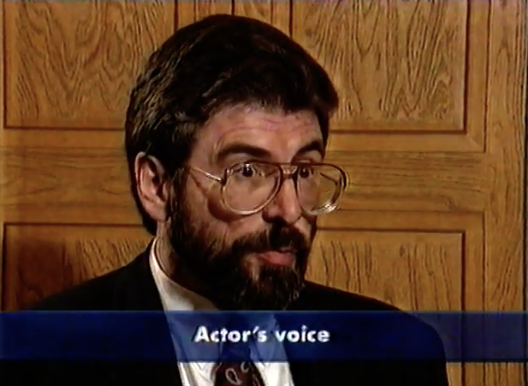 FLASHPOINT: The gunplay and fighting took place just before the British government introduced the Sinn Féin broadcasting ban