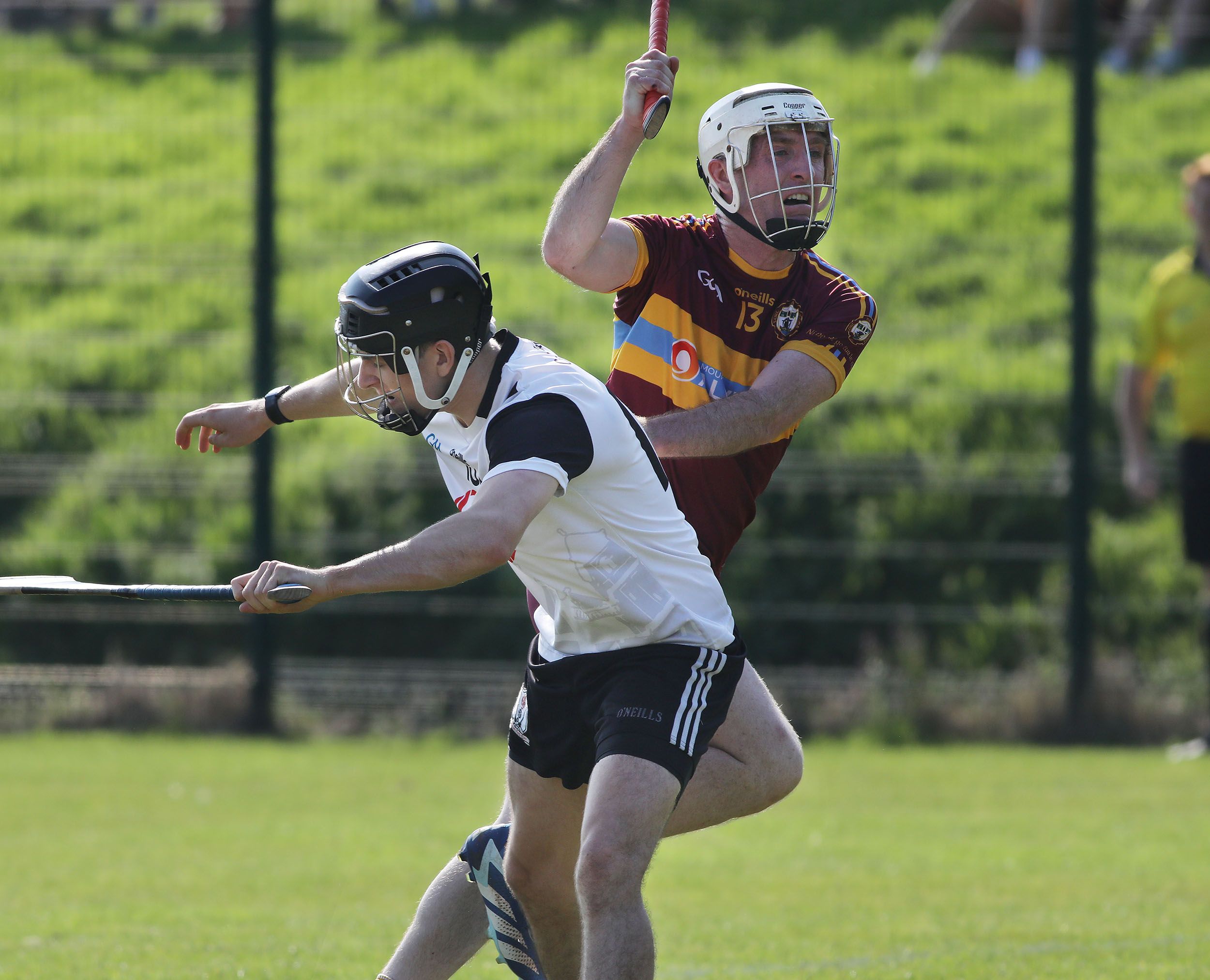 Patrick McCaffrey looks to get past a challenge