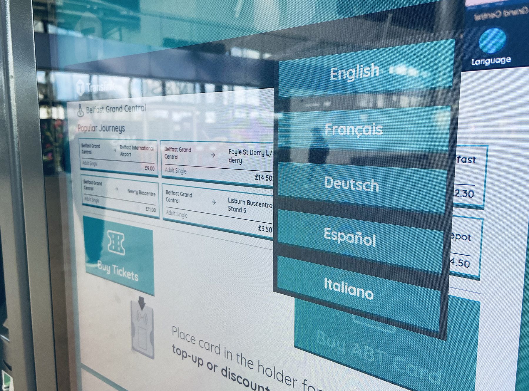 Any language you want, except Gaeilge