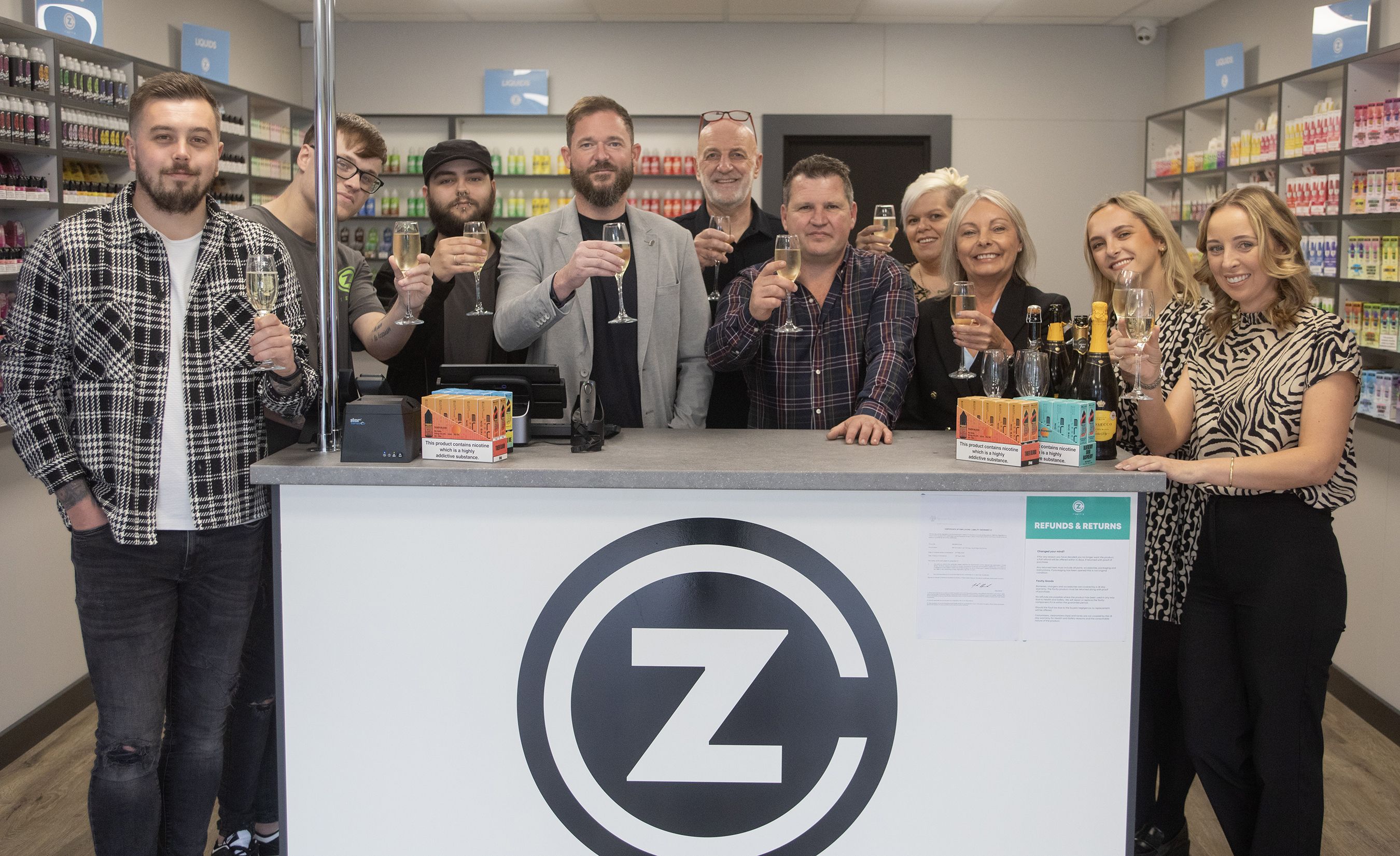 Cheers to the new venture