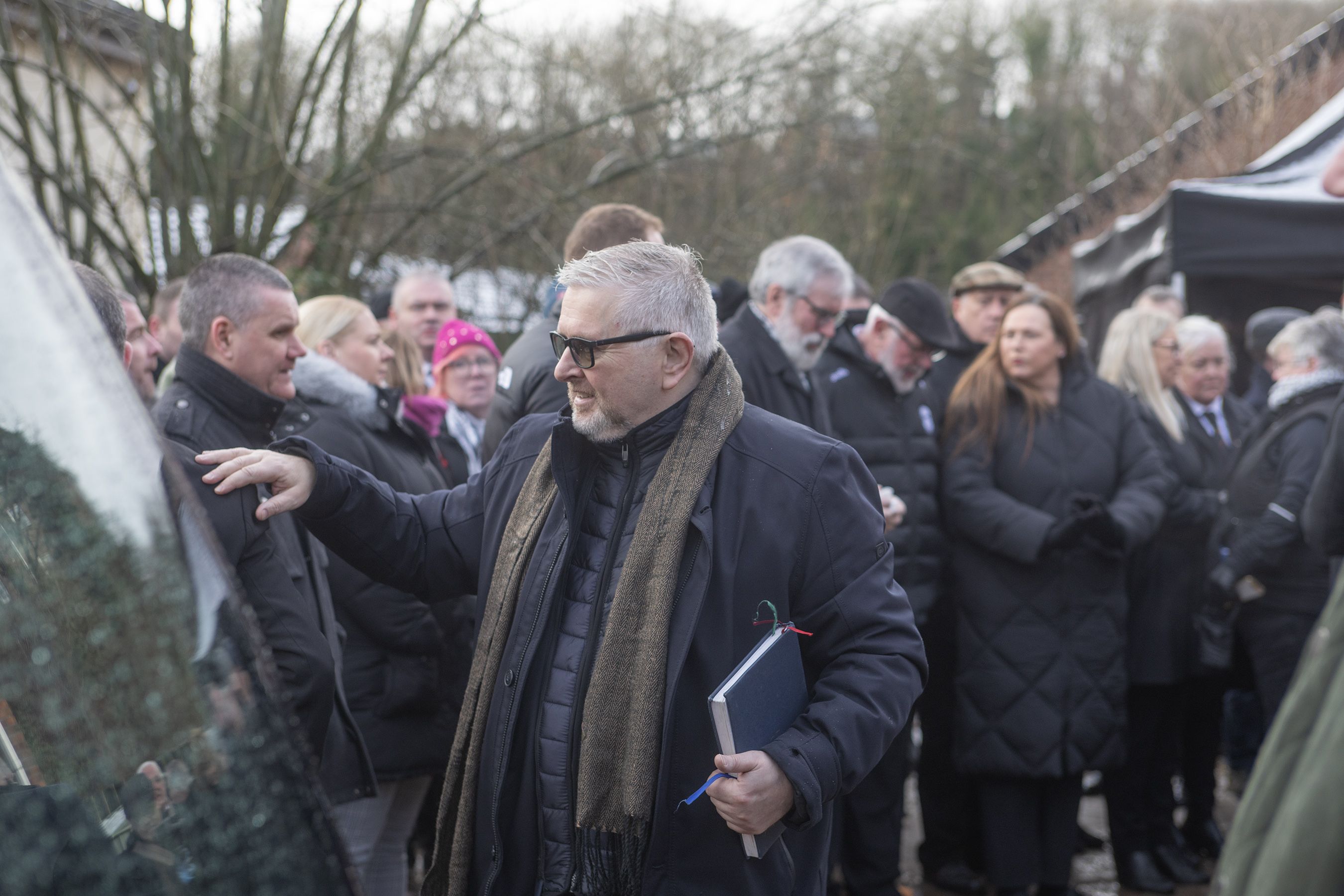 Fr Gary Donegan officiated at the funeral today